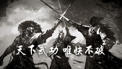 天下武功，唯快不破。